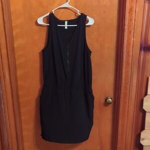 STYLUS Black Halter Sheath Mini Dress